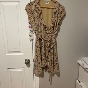 True Tan and Black Animal Print Dress